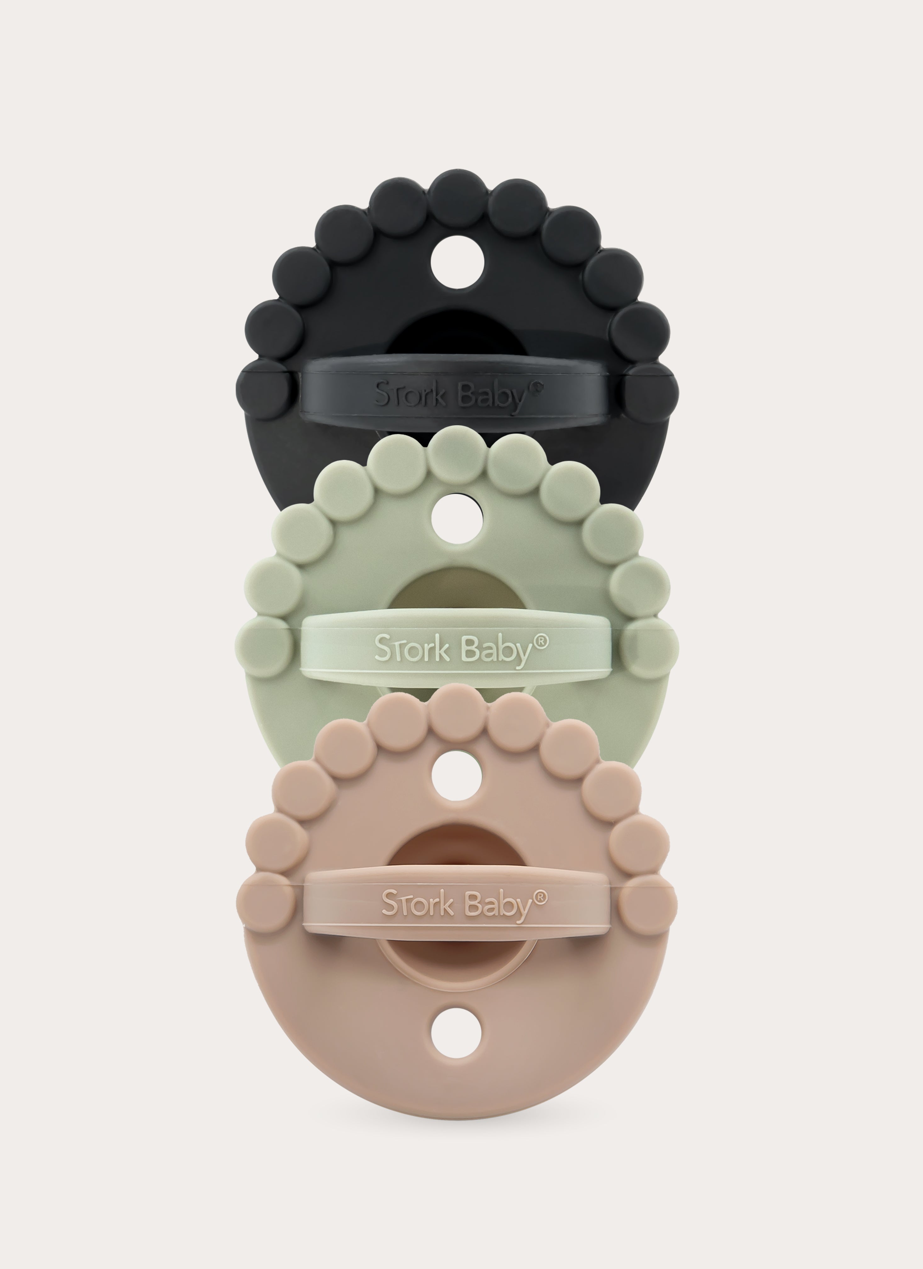 2 IN 1 BLOOM CHEWY PACIFIER + TEETHER (PACK OF 3)