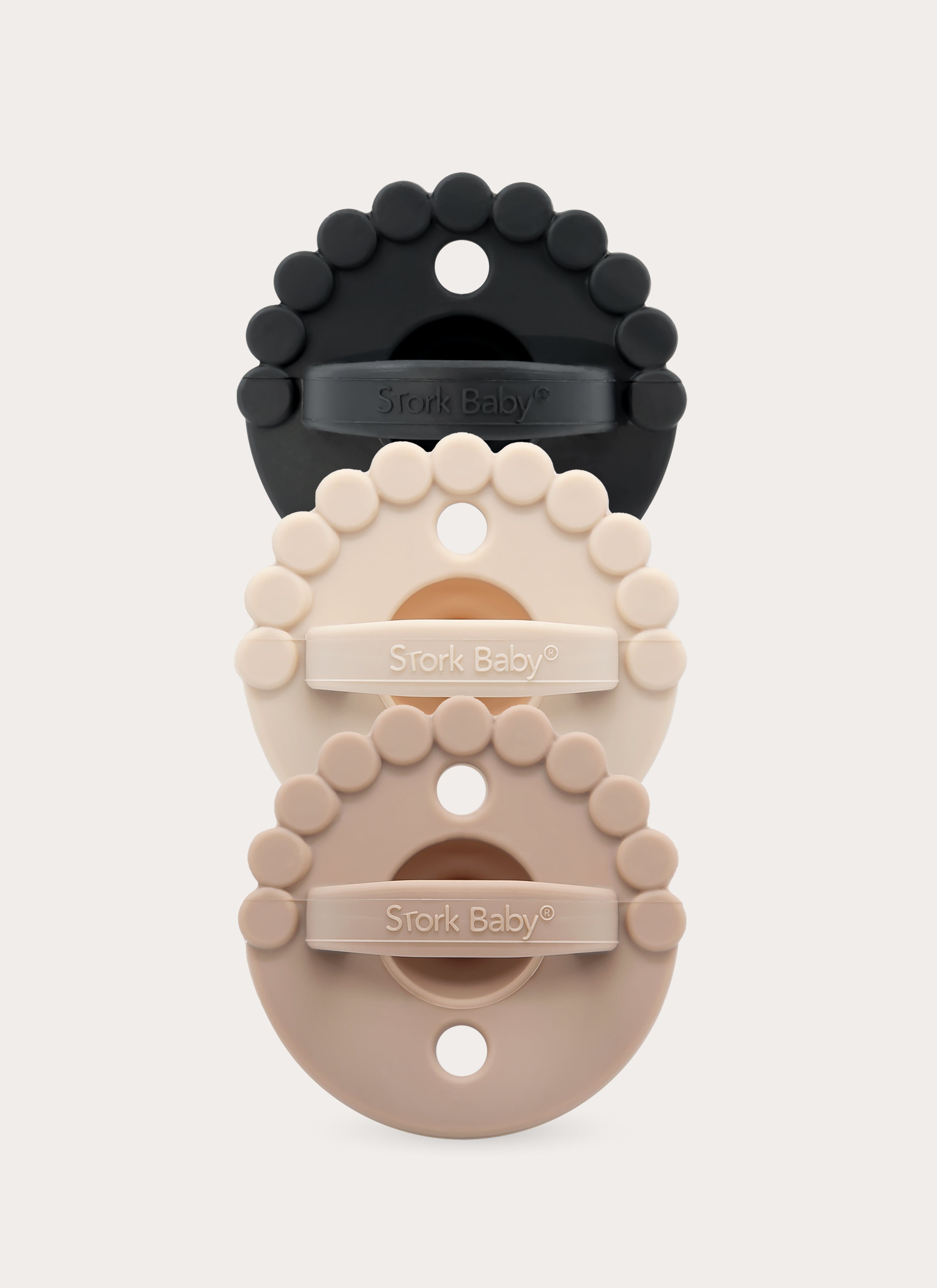 2 IN 1 BLOOM CHEWY PACIFIER + TEETHER (PACK OF 3)