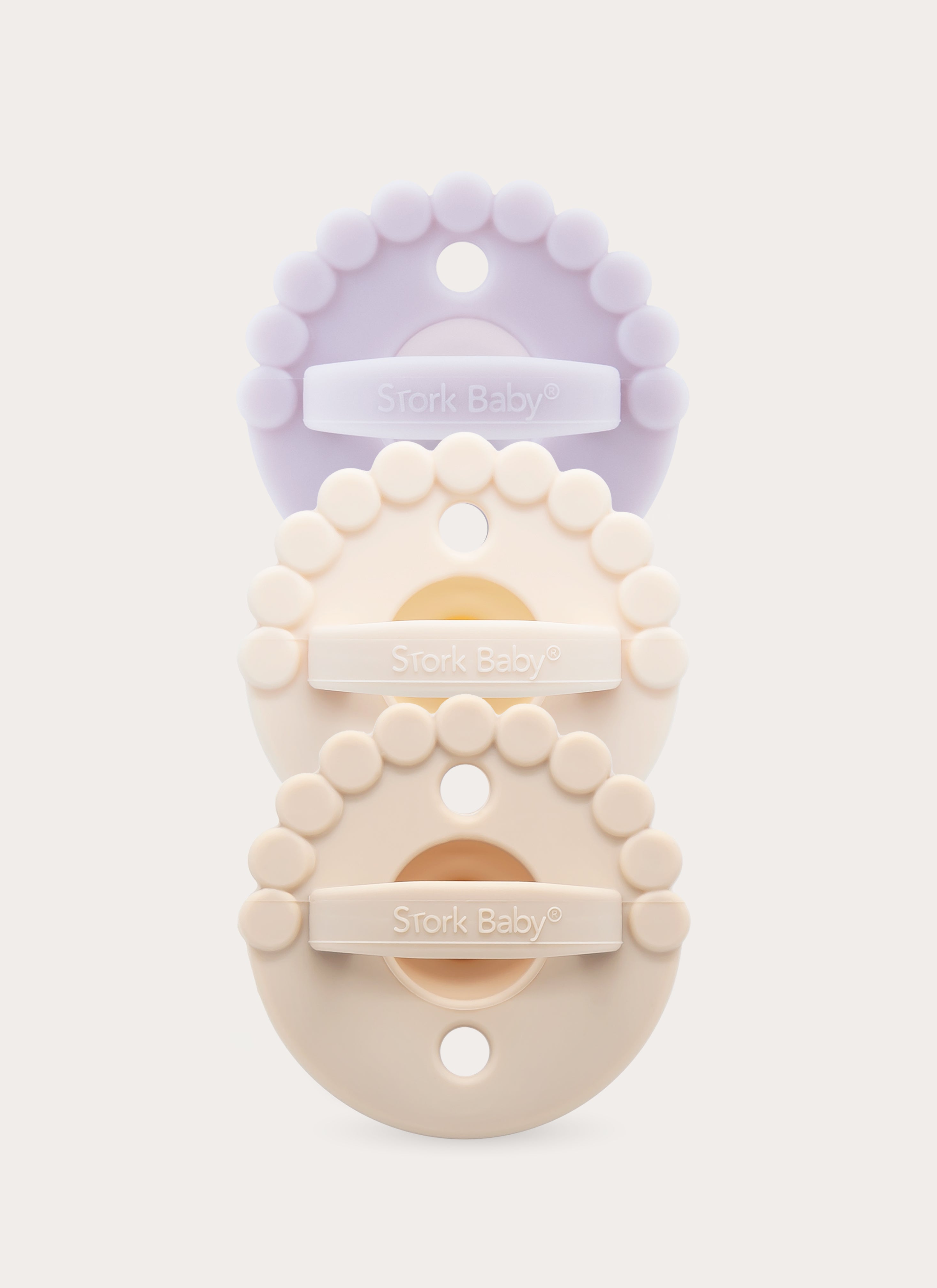 2 IN 1 BLOOM CHEWY PACIFIER + TEETHER (PACK OF 3)
