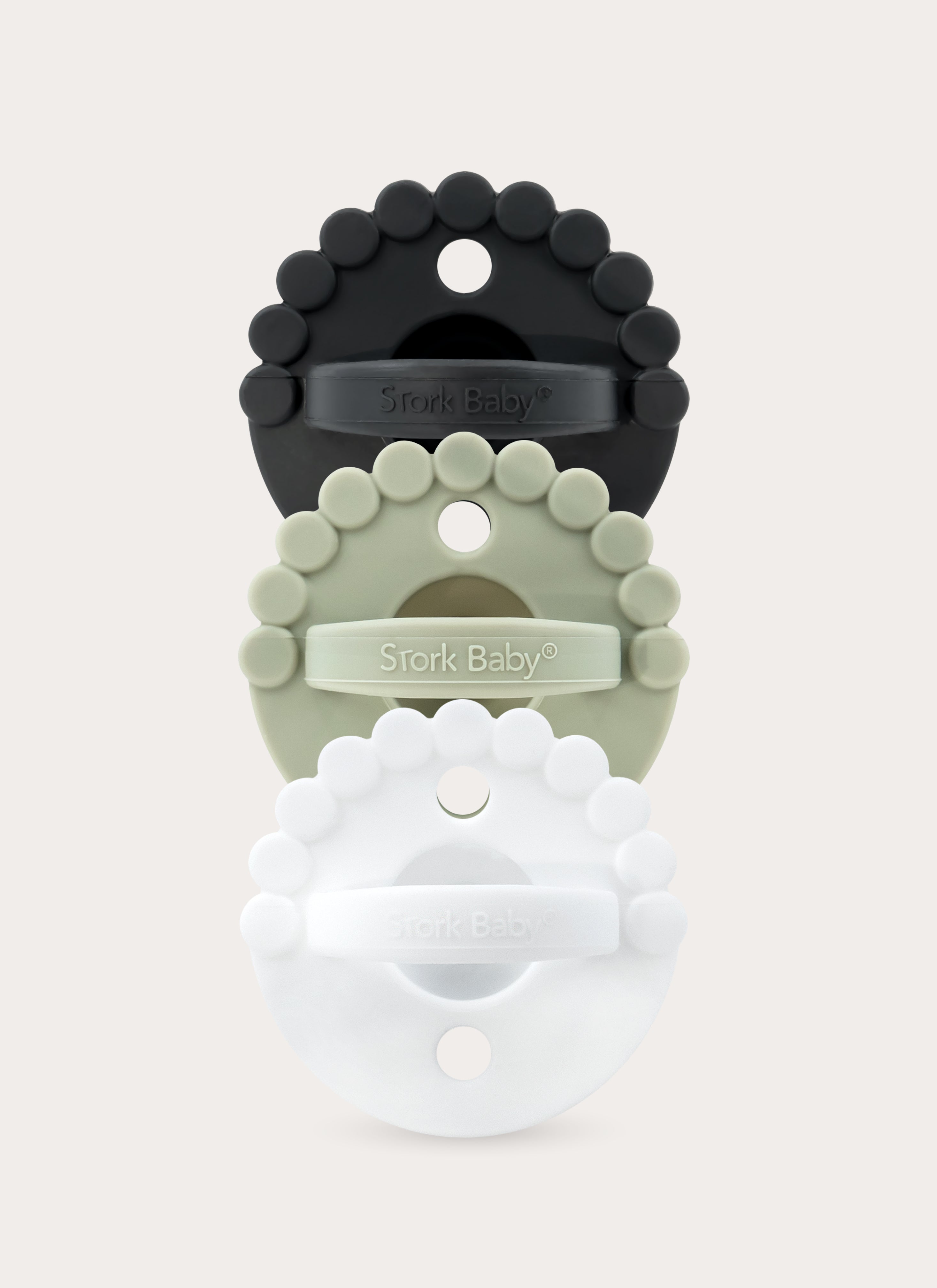 2 IN 1 BLOOM CHEWY PACIFIER + TEETHER (PACK OF 3)