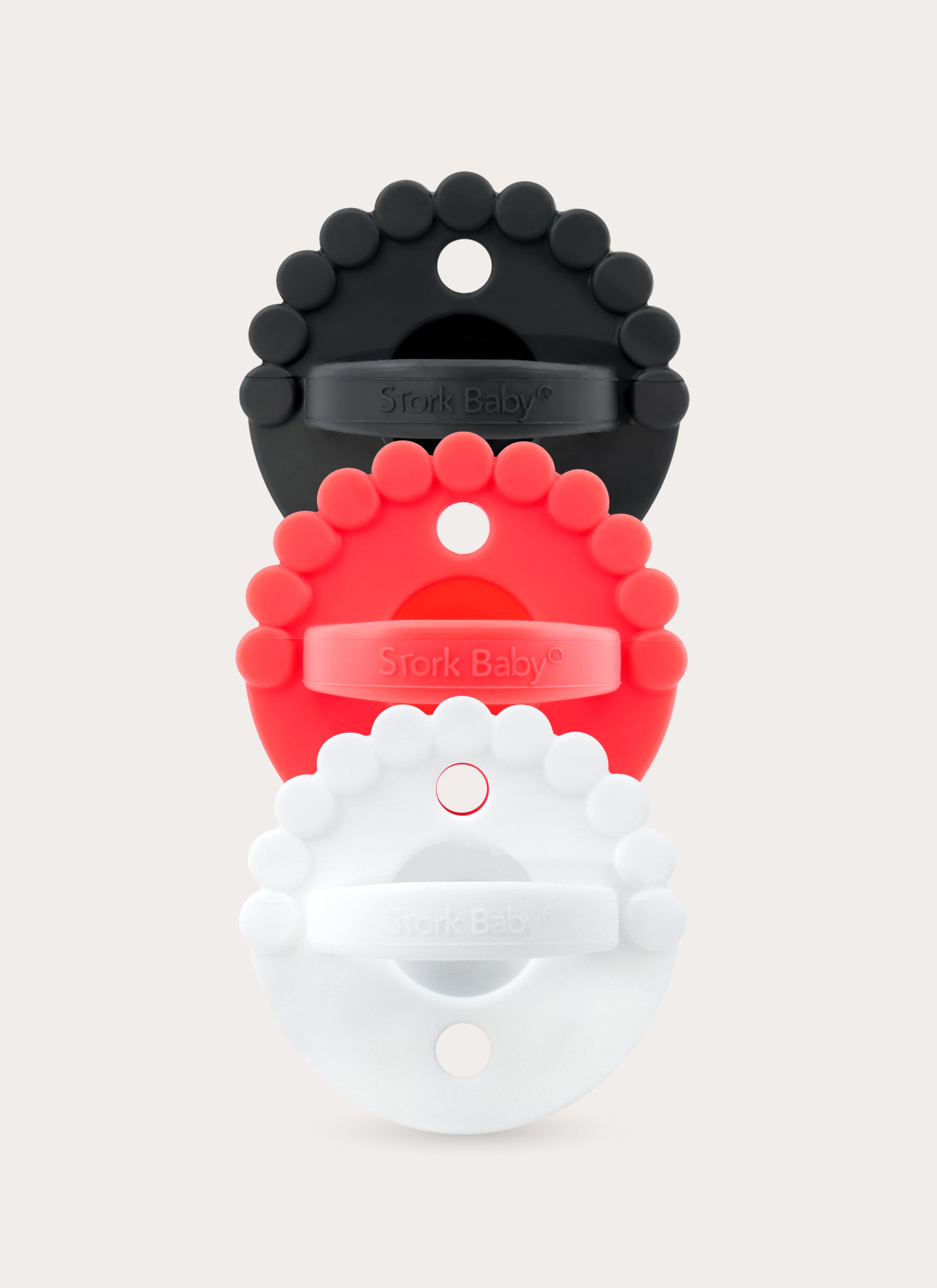 2 IN 1 BLOOM CHEWY PACIFIER + TEETHER (PACK OF 3)