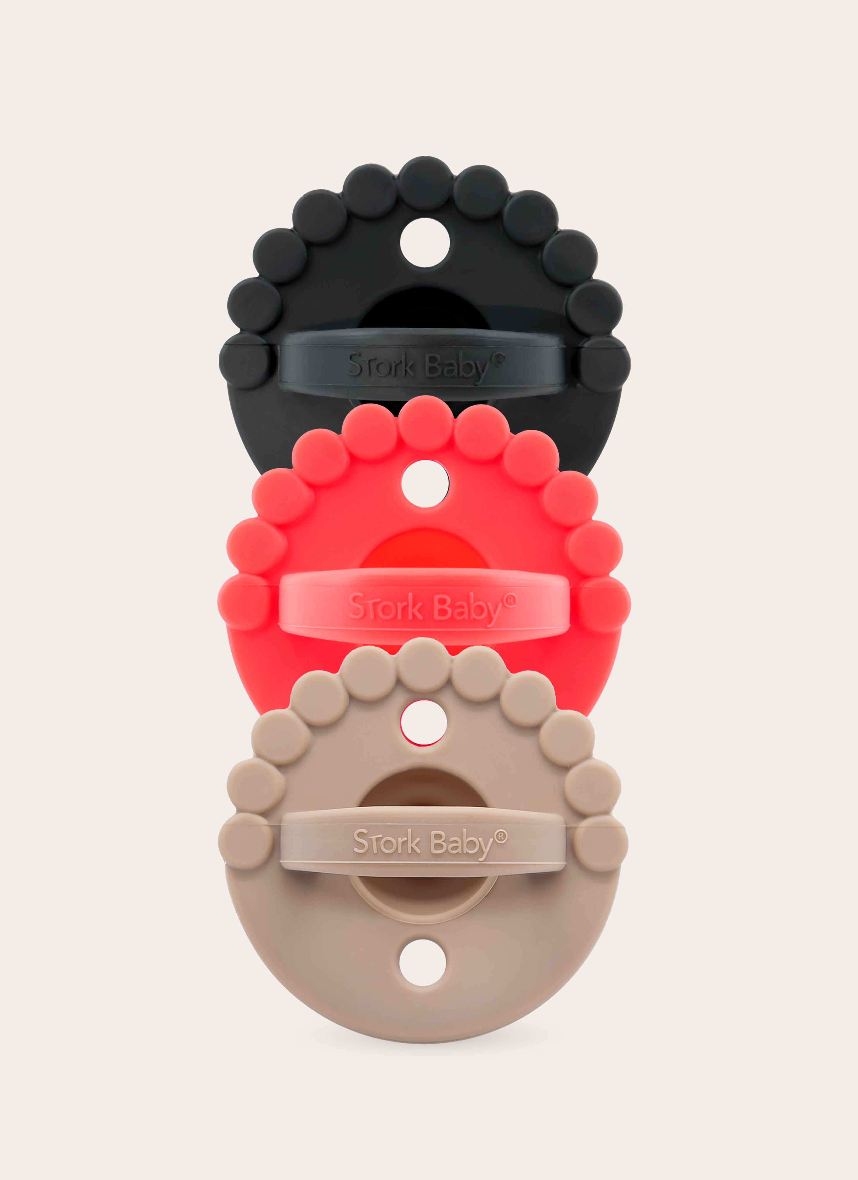 2 IN 1 BLOOM CHEWY PACIFIER + TEETHER (PACK OF 3)
